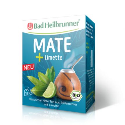 Bad Heilbrunner ハーブティー マテ茶+ライム茶(ライム クラシックマテ) 27g